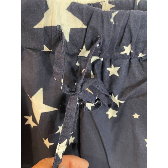 J.Crew XXL Star Print Cotton Sleep Shorts Navy Blue & White 100% Cotton - Picture 3 of 10